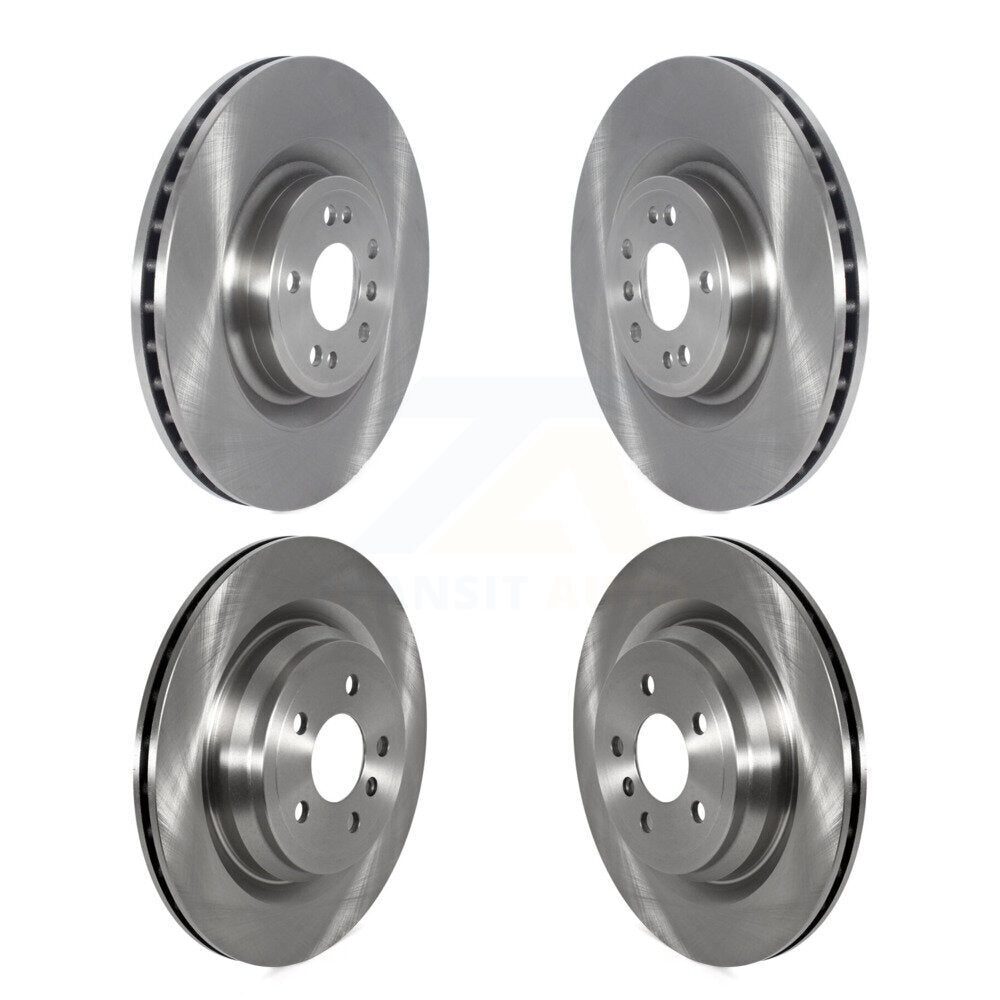 Disc Brake Rotors Front Rear Kit For Mercedes-Benz GLE400 Without Sport Package