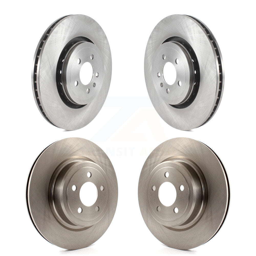 Brake Rotors Front Rear Kit For Dodge Charger With 370mm Diameter Rotor