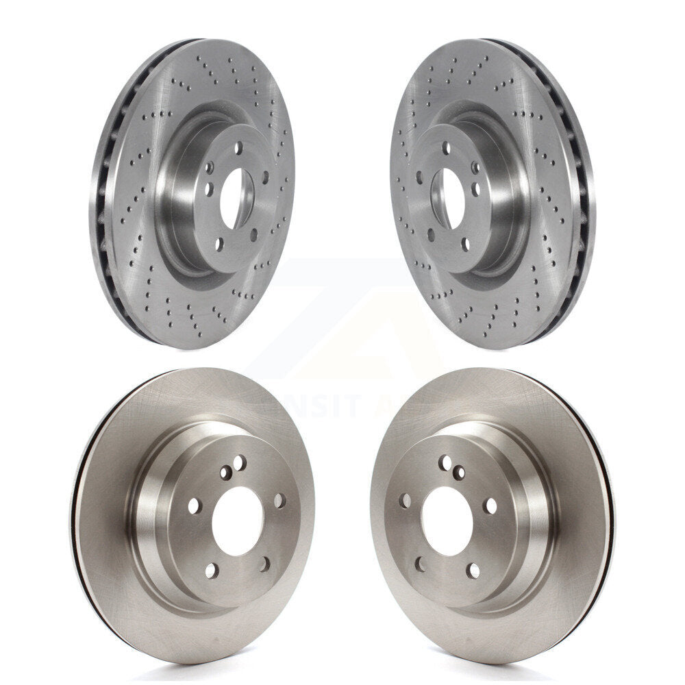 Disc Brake Rotors Front Rear Kit For Mercedes-Benz E400