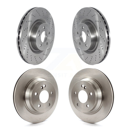 Disc Brake Rotors Front Rear Kit For Mercedes-Benz E400