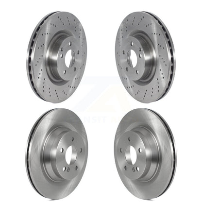 Brake Rotor Front Rear Kit For Mercedes-Benz E550 With 320mm Diameter