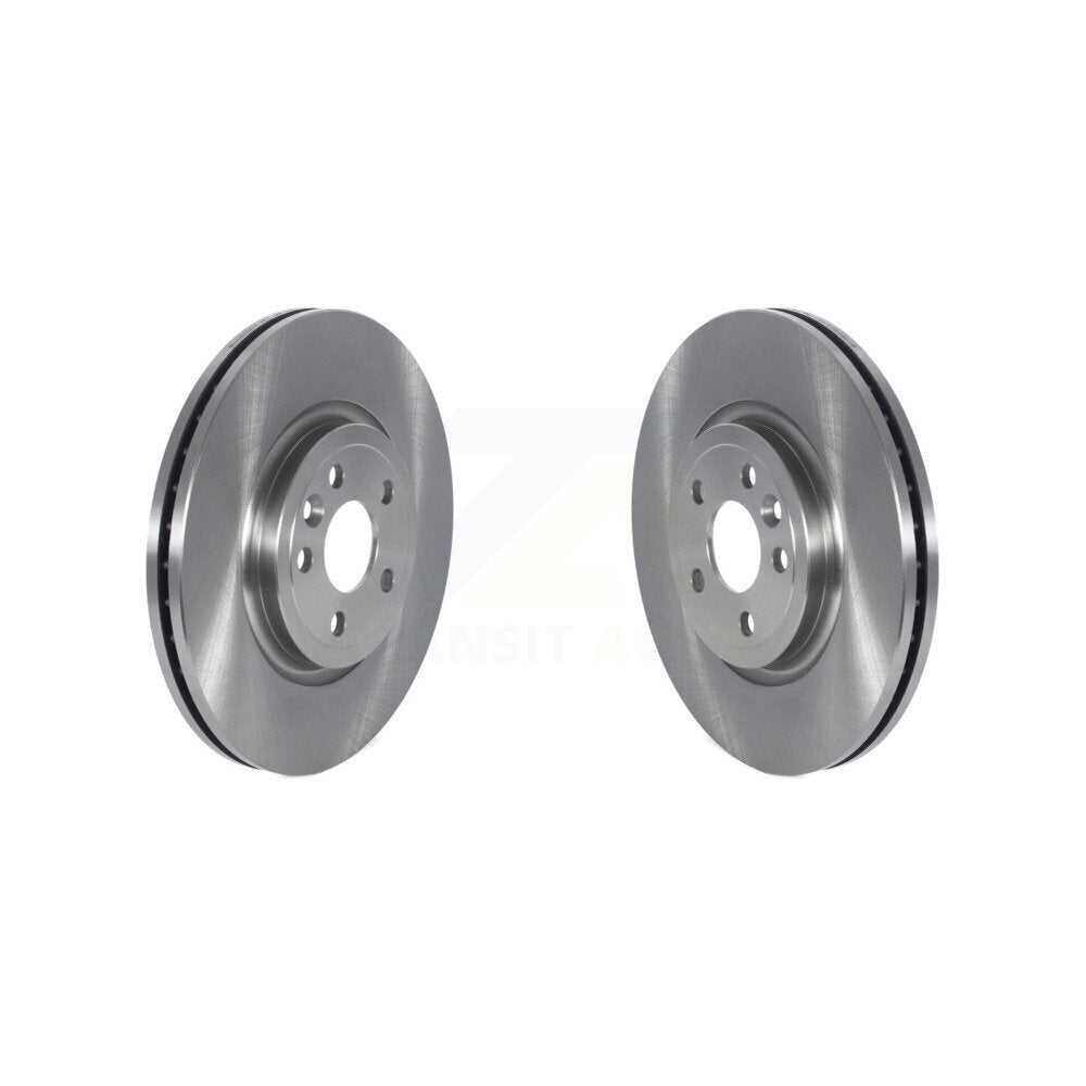 Disc Brake Rotors Front Pair For Jaguar F-Pace Land Rover Range Velar