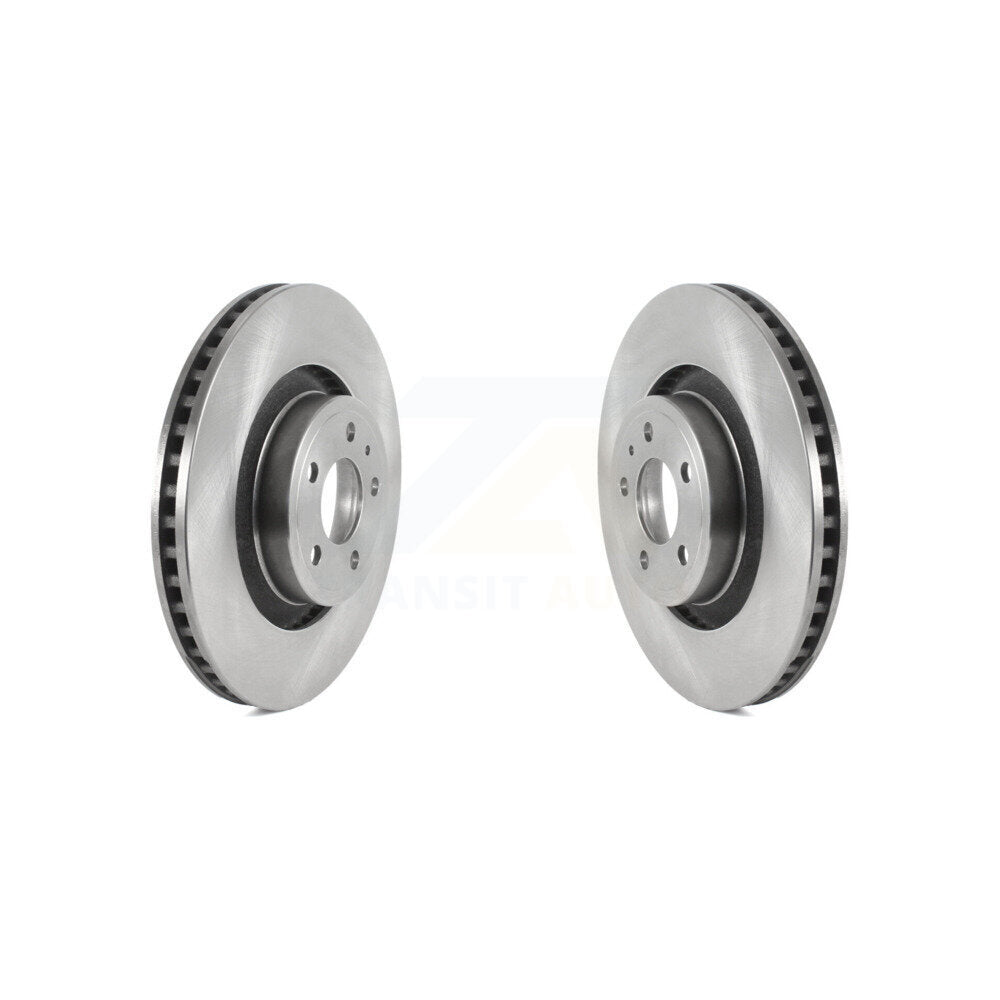 Disc Brake Rotors Front Pair For Ford Mustang