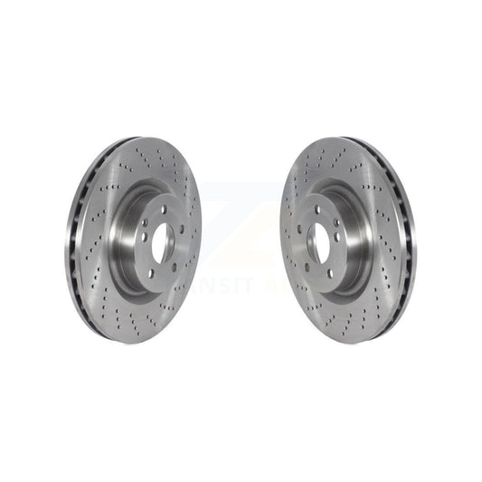 Disc Brake Rotors Front Pair For Mercedes-Benz C250 E400 E550