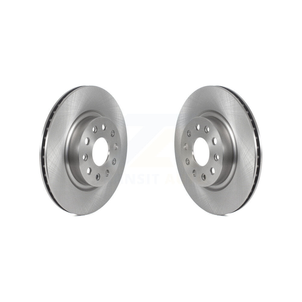 Disc Brake Rotors Front Pair For Jeep Wrangler