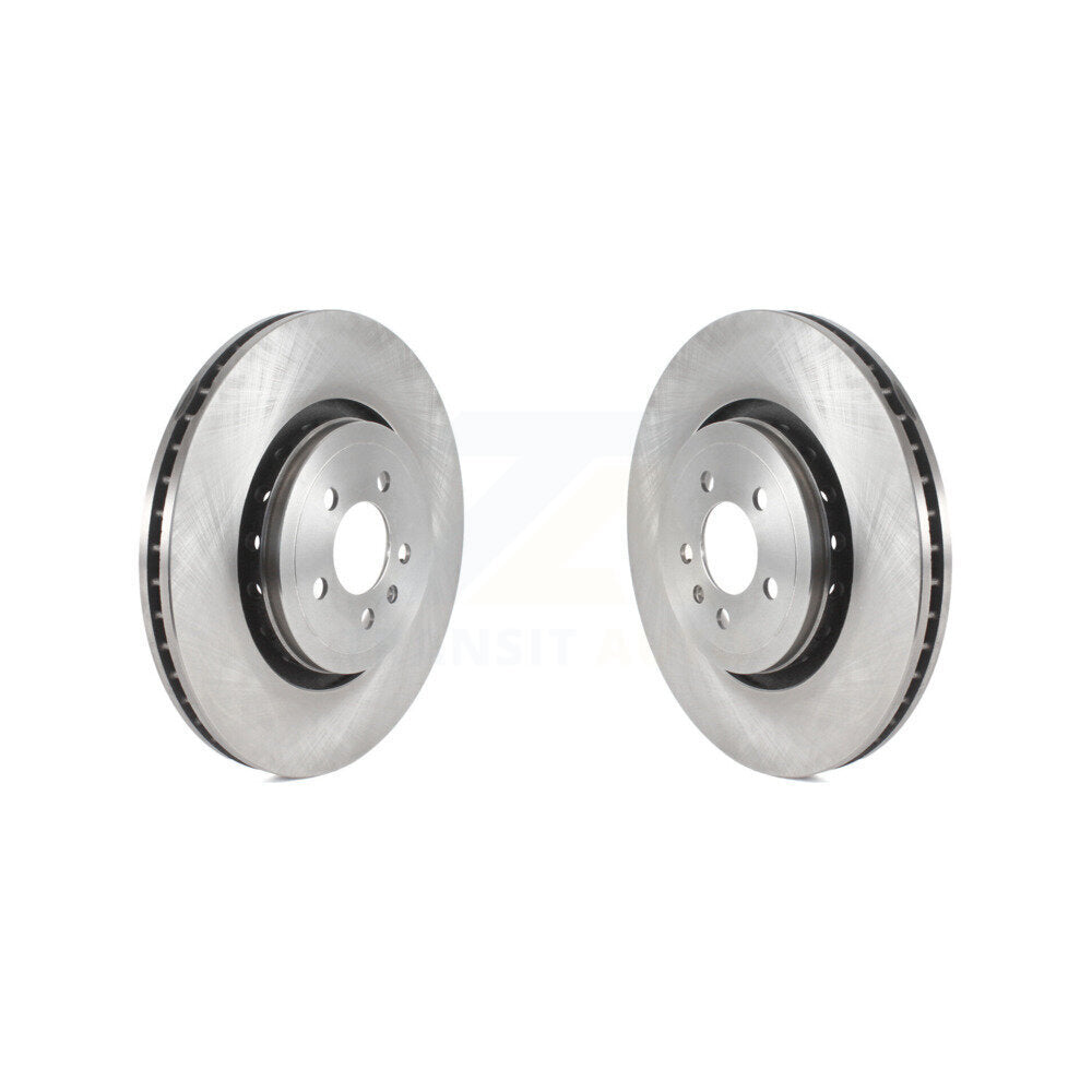 Disc Brake Rotors Front Pair For Dodge Charger With 370mm Diameter Rotor