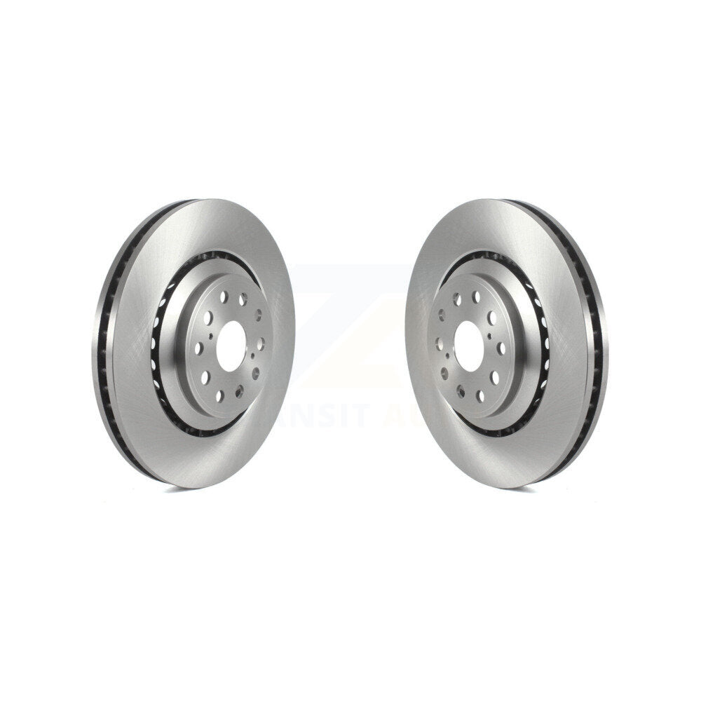 Disc Brake Rotors Rear Pair For Audi A8 Quattro S6 S7 S8