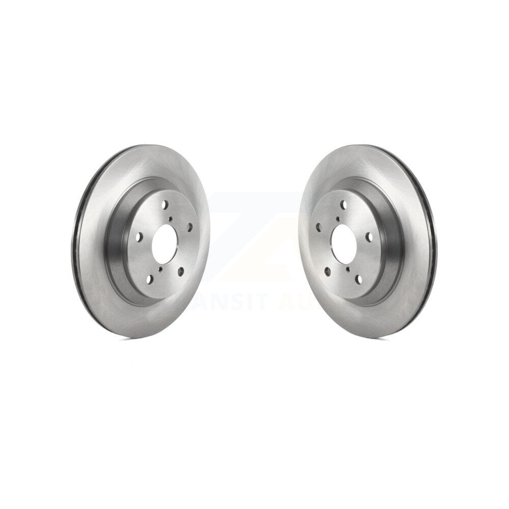 Disc Brake Rotors Rear Pair For Subaru Forester Crosstrek