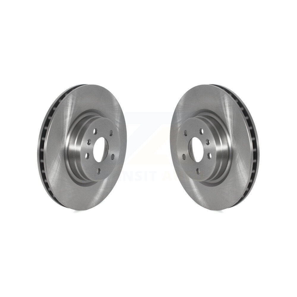 Disc Brake Rotors Front Pair For Tesla S X