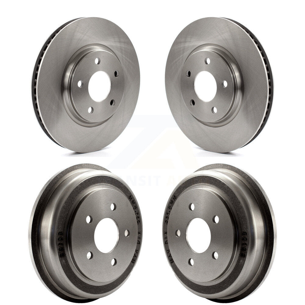 Disc Brake Rotors Drums Kit Front Rear For Chevrolet Malibu
