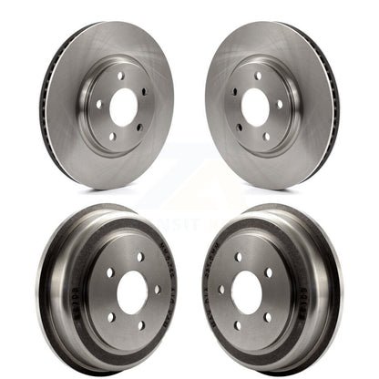 Disc Brake Rotors Drums Kit Front Rear For Chevrolet Malibu