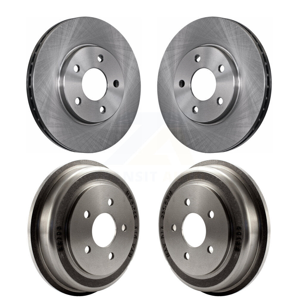 Disc Brake Rotors Drums Kit Front Rear For Chevrolet Malibu