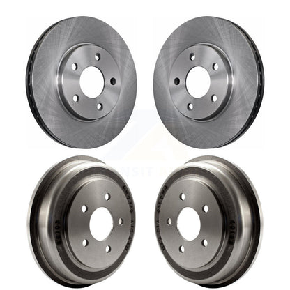 Disc Brake Rotors Drums Kit Front Rear For Chevrolet Malibu
