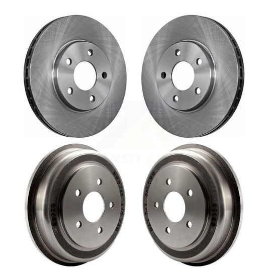Disc Brake Rotors Drums Kit Front Rear For Chevrolet Malibu