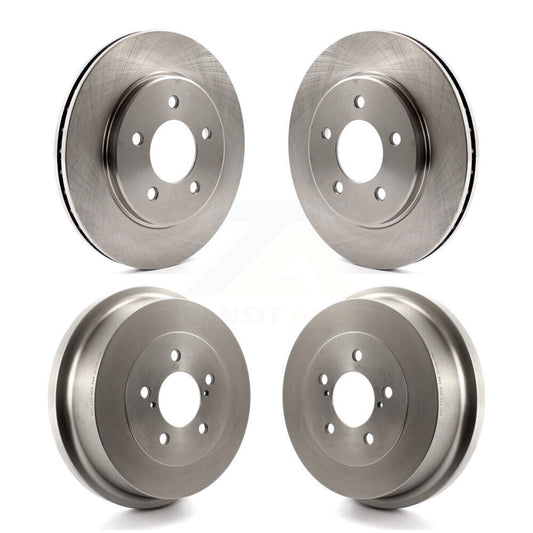 Brake Rotors Drum Front Rear Kit For Dodge Caravan Grand Plymouth Voyager Town &