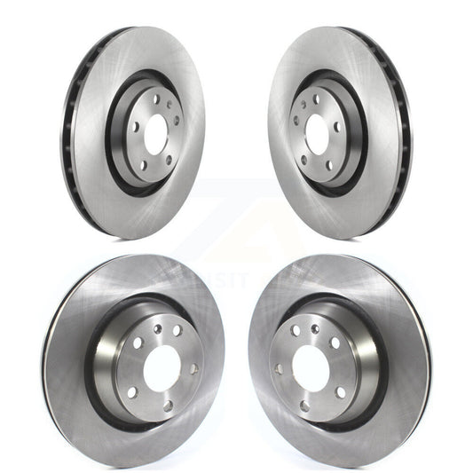 Disc Brake Rotors Front Rear Kit For 2009-2015 Audi TTS Quattro