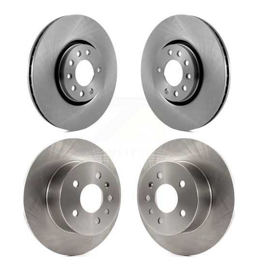 Disc Brake Rotors Front Rear Kit For 1999-2002 Saab 9-3 Viggen