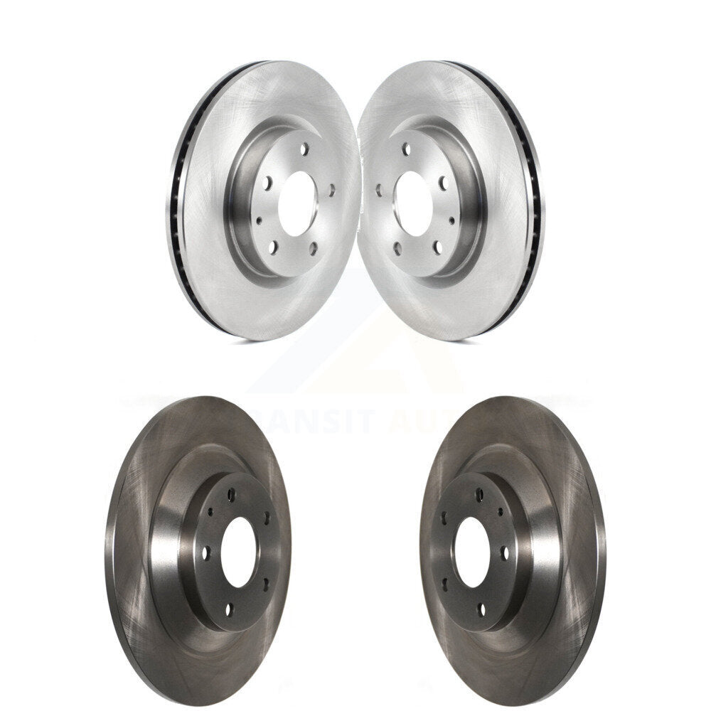 Brake Rotors Front Rear Kit For 20-24 Mazda CX-30 With 302mm Diameter Rotor