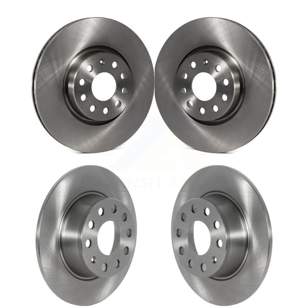 Brake Rotors Front Rear Kit For Volkswagen Taos With 312mm Diameter Rotor