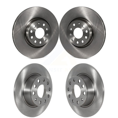 Brake Rotors Front Rear Kit For Volkswagen Taos With 312mm Diameter Rotor