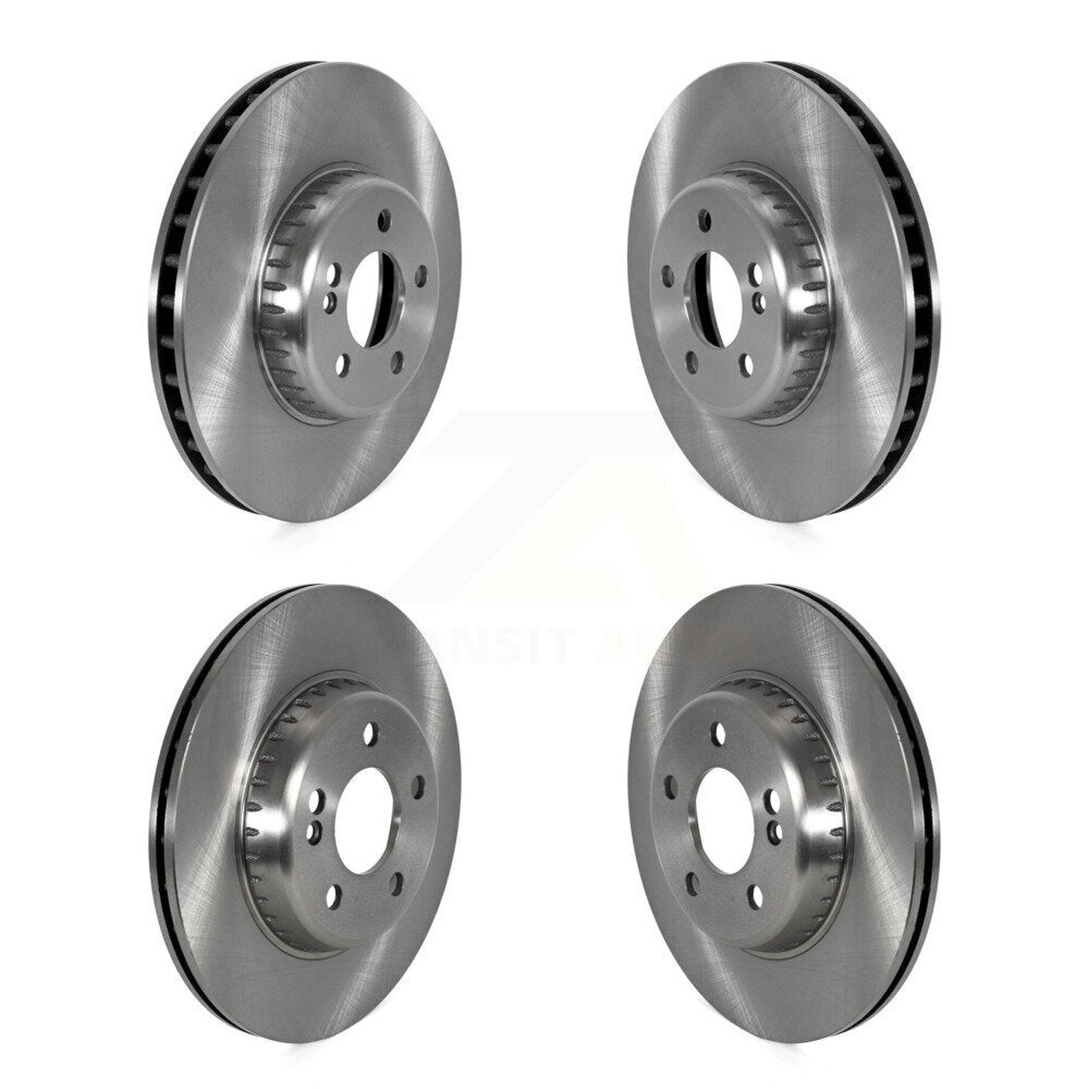 Brake Rotors Front Rear Kit For 18-19 Mercedes-Benz E300 Without Sport Package