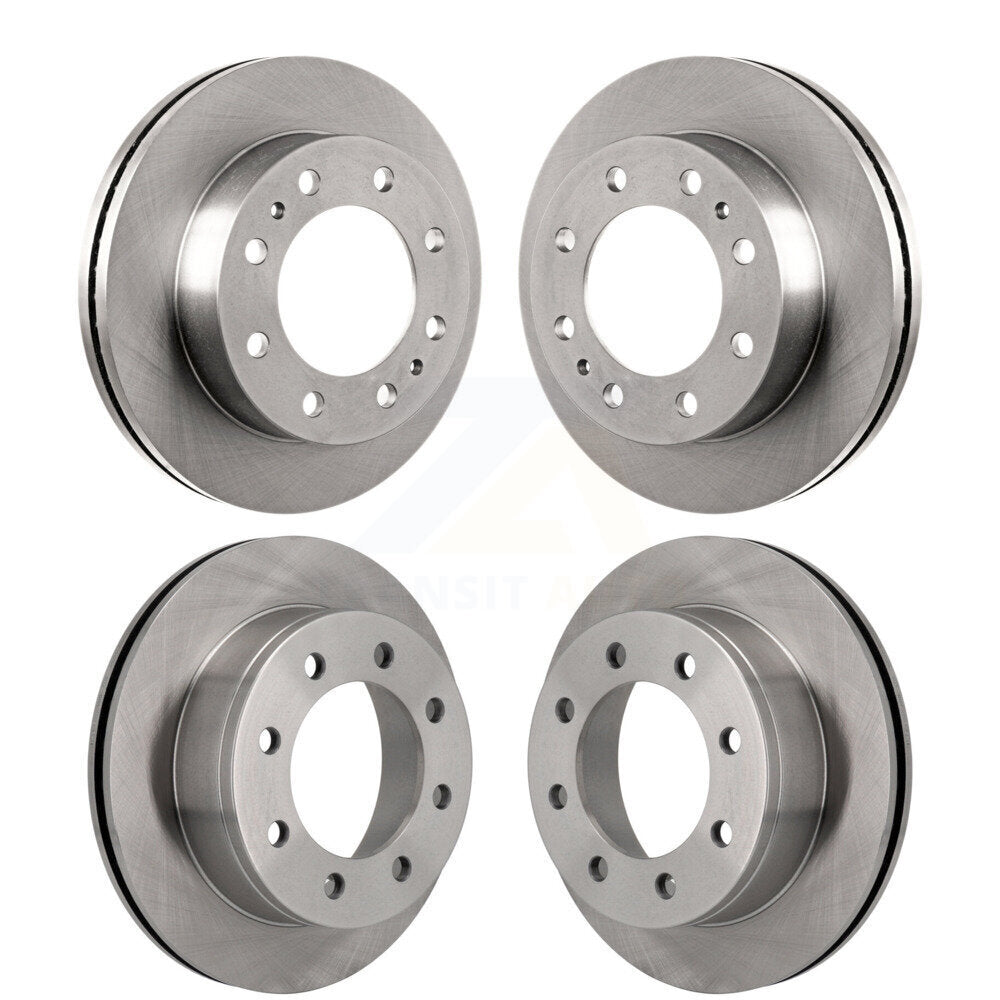 Brake Rotor Front Rear Kit For 10-11 Chevrolet Express 4500 3.20" Overall Height