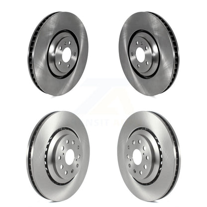 Brake Rotor Front Rear Kit For 11 Audi A8 Quattro With 356mm Diameter