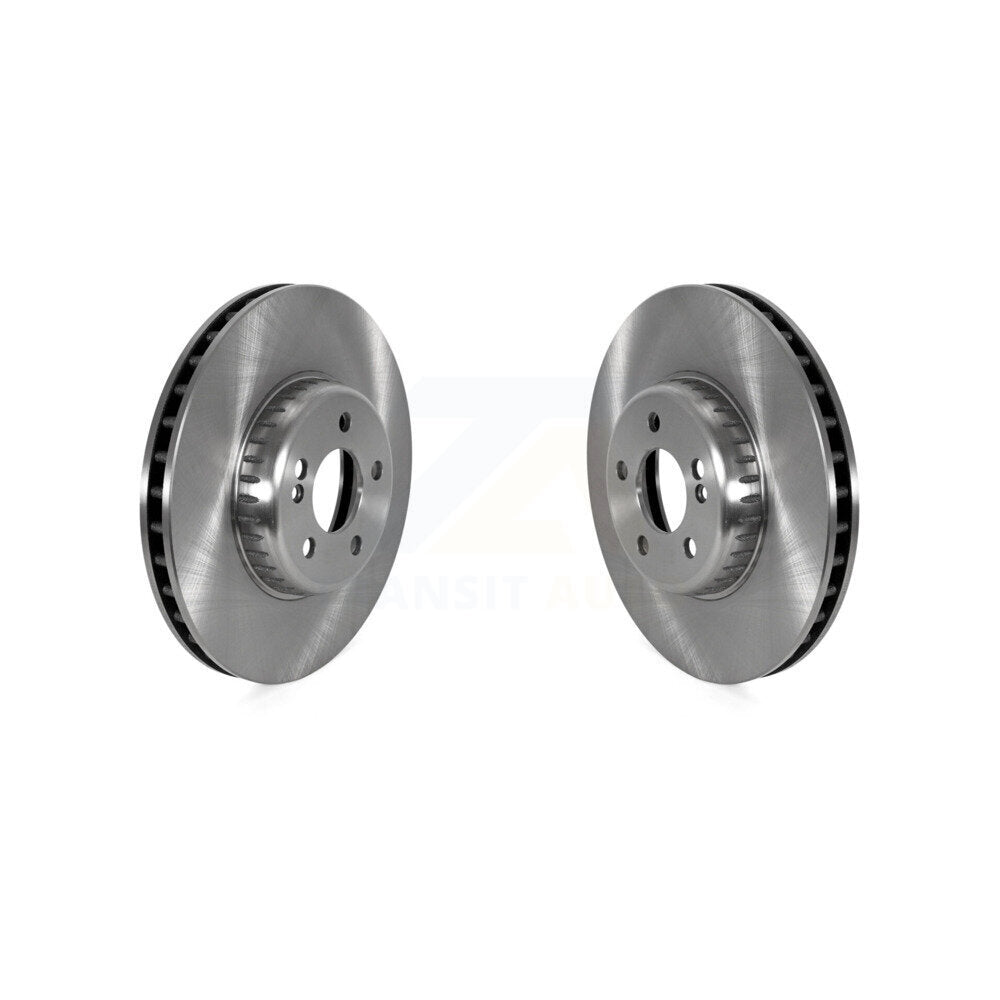 Disc Brake Rotors Front Pair For Mercedes-Benz C300 E300 Without Sport Package