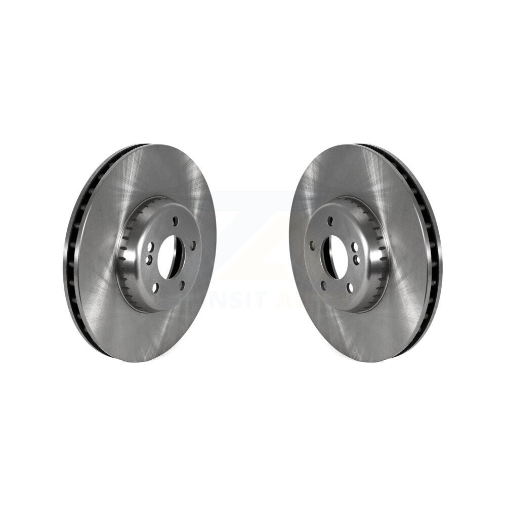 Disc Brake Rotors Front Pair For Mercedes-Benz GLC300 C300 C400 C350e
