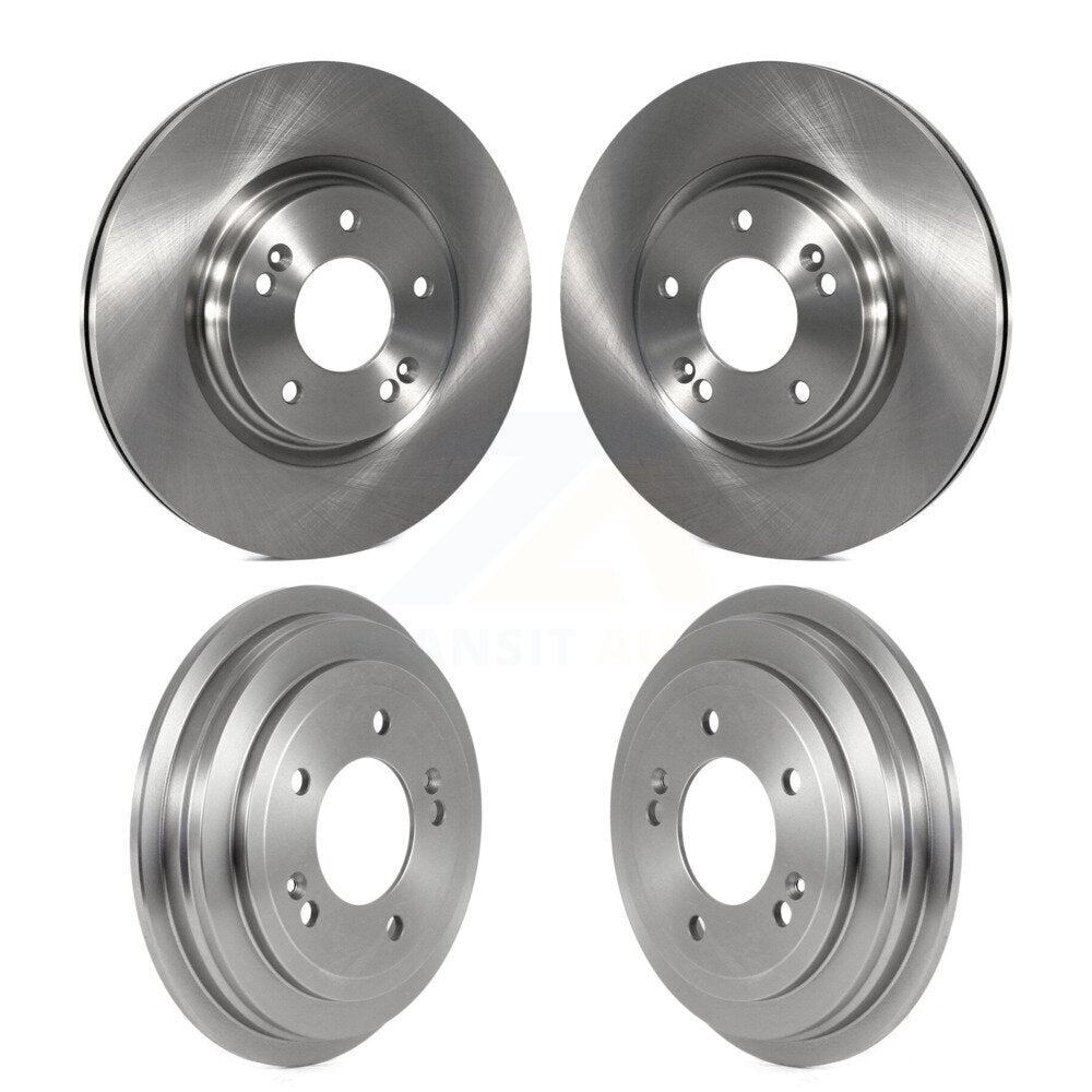 Disc Brake Rotors Drums Kit Front Rear For 2017-2020 Hyundai Elantra 1.6L