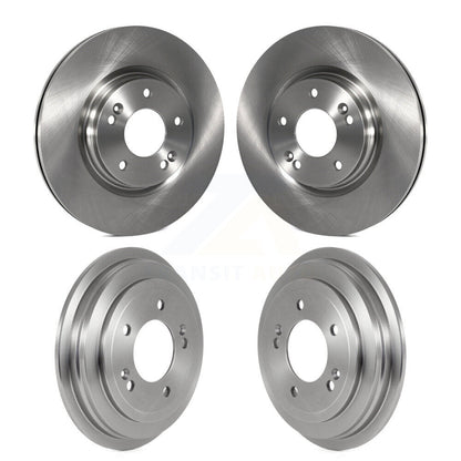 Disc Brake Rotors Drums Kit Front Rear For 2017-2020 Hyundai Elantra 1.6L