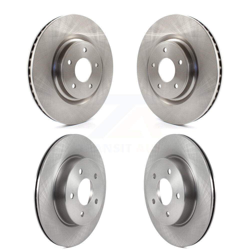Brake Rotors Front Rear Kit For 19 Nissan Rogue FULL HYBRID EV-GAS (FHEV) engine