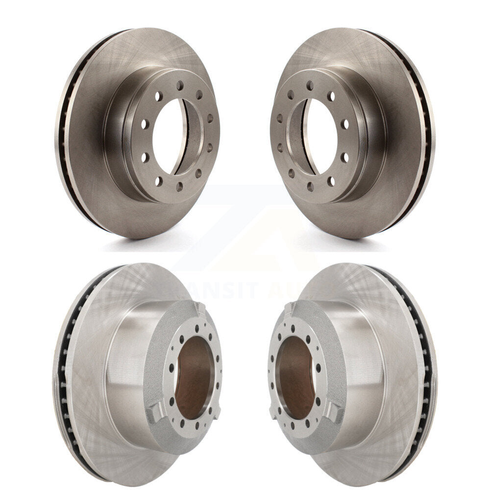 Brake Rotors Front Rear Kit For Ford F-450 Super Duty F-550 International CF500