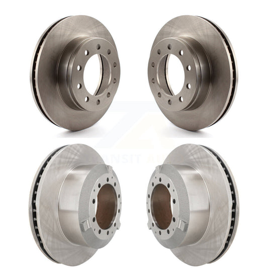 Brake Rotors Front Rear Kit For Ford F-450 Super Duty F-550 International CF500