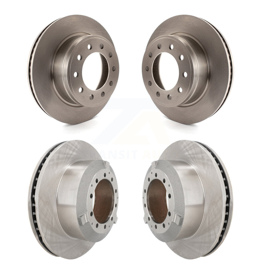 Brake Rotors Front Rear Kit For Ram Dodge Sterling Truck 4500 5500 Bullet 45 55