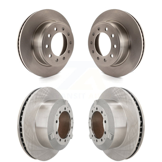 Brake Rotors Front Rear Kit For Ram Dodge Sterling Truck 4500 5500 Bullet 45 55