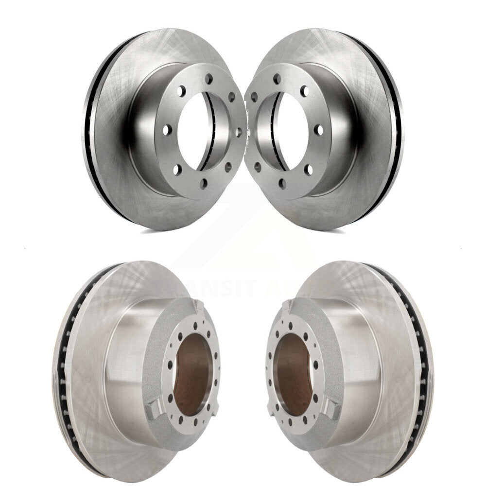 Brake Rotor Front Rear Kit For 2005-2009 Ford F-450 Super Duty With 8 Lug Wheels