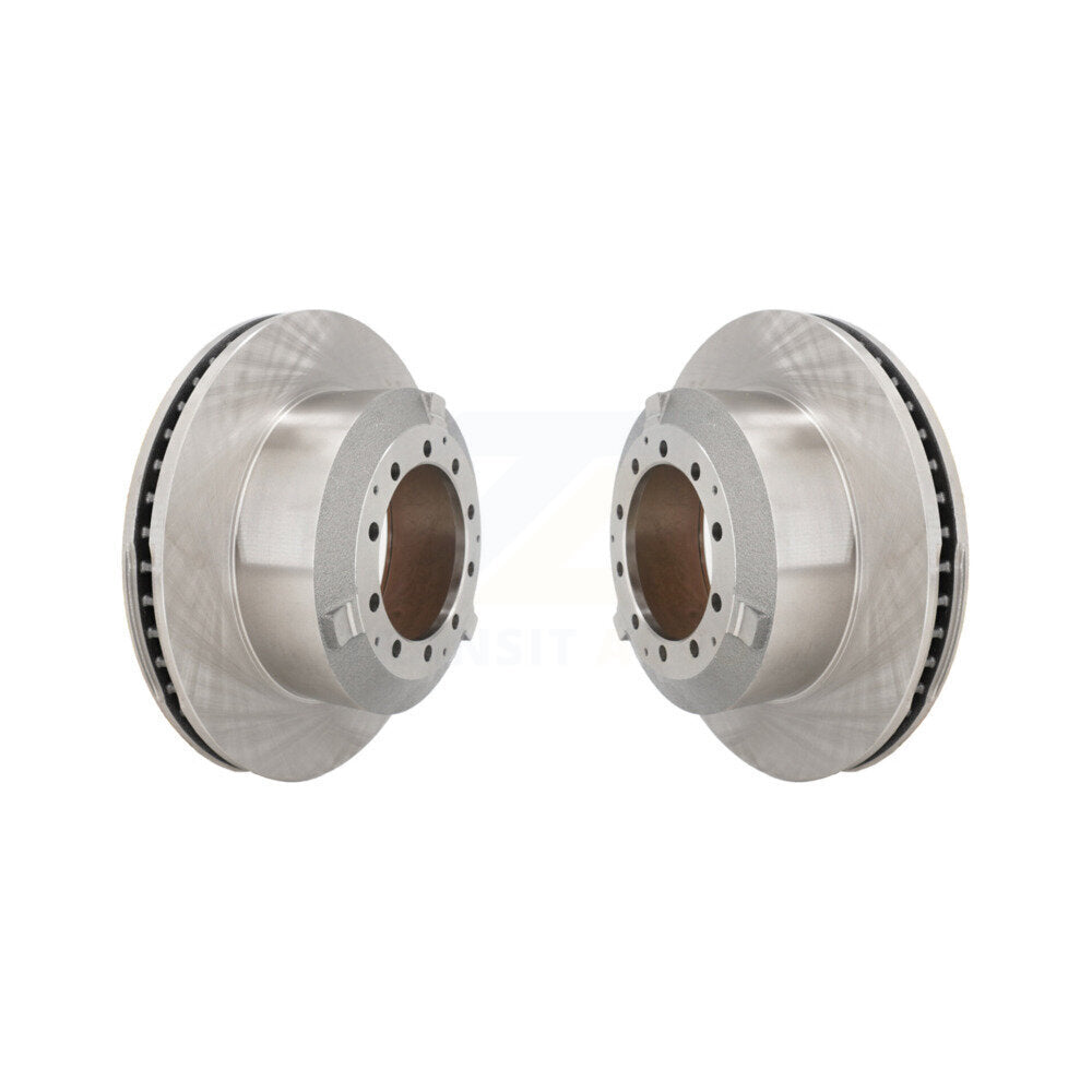 Brake Rotor Rear Pair For Ford F-350 Super Duty F-450 F-550 International Ram IC