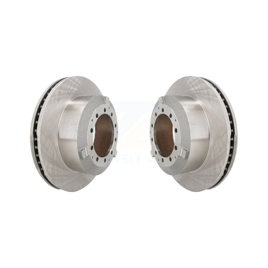 Brake Rotor Rear Pair For Ford F-350 Super Duty F-450 F-550 International Ram IC