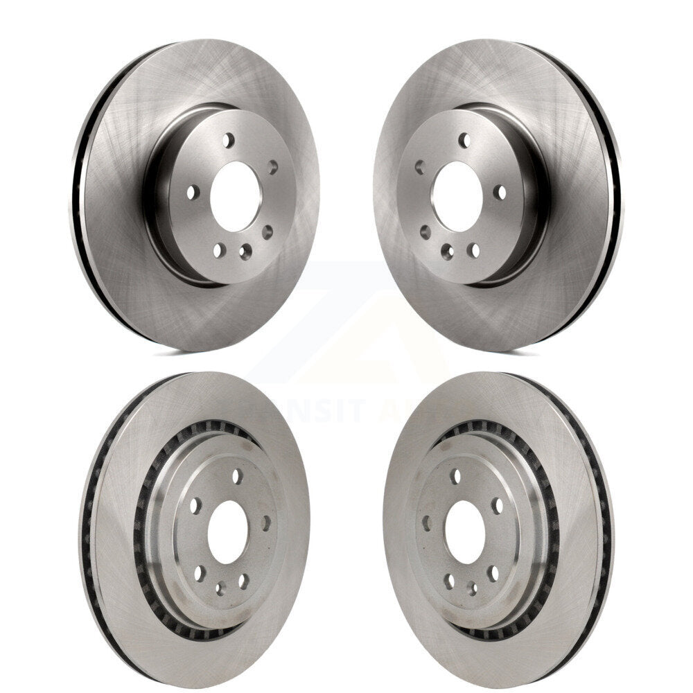 Disc Brake Rotors Front Rear Kit For Cadillac ATS V
