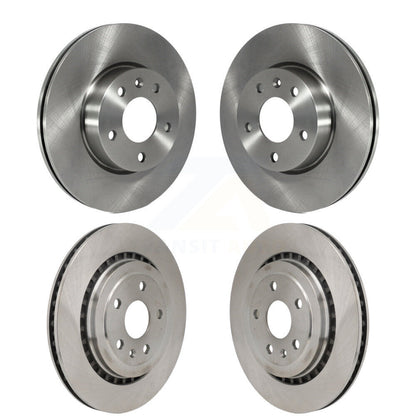 Brake Rotor Front Rear Kit For 17 Cadillac ATS V With 300mm Diameter