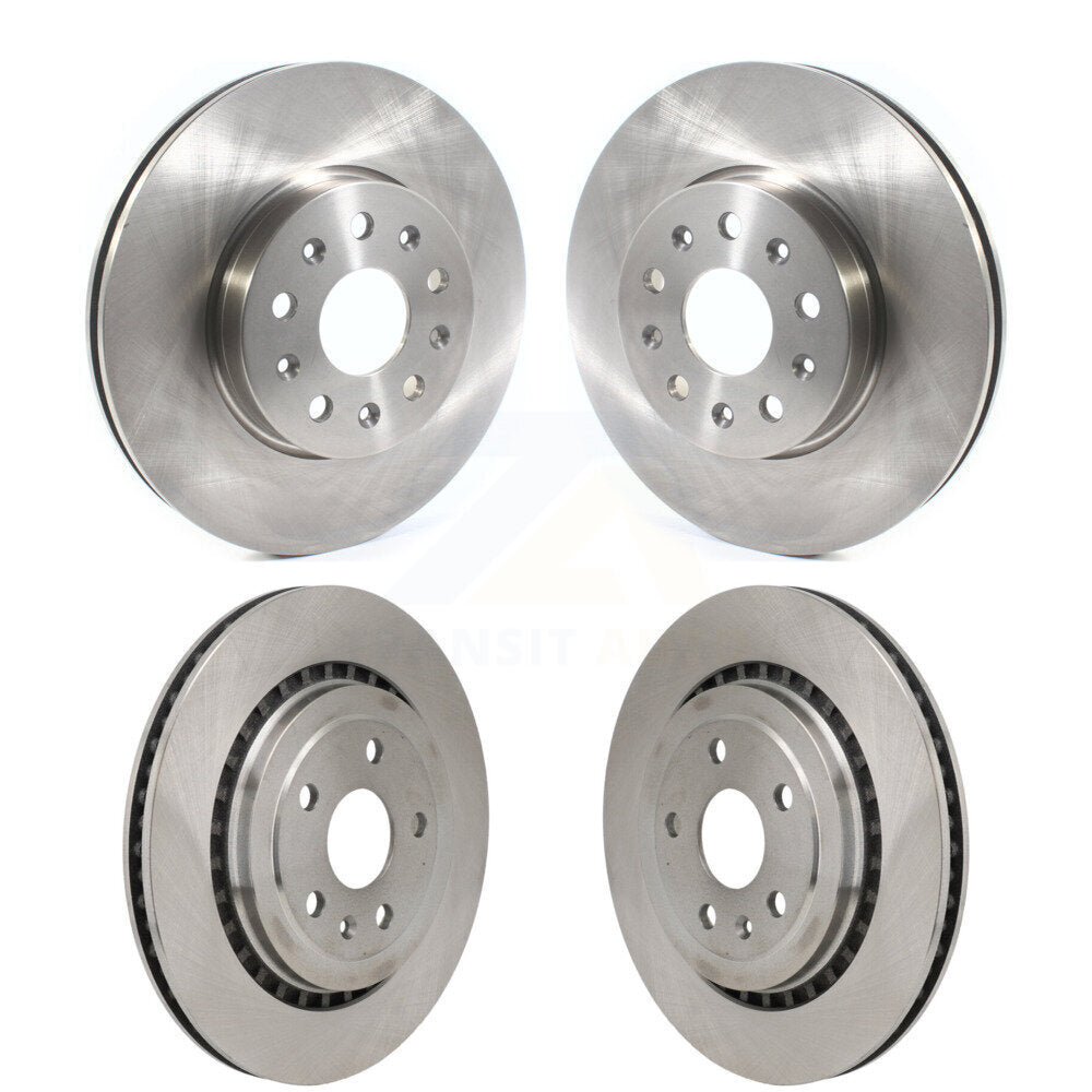 Disc Brake Rotors Front Rear Kit For 2016 Chevrolet Camaro SS with 3.6L