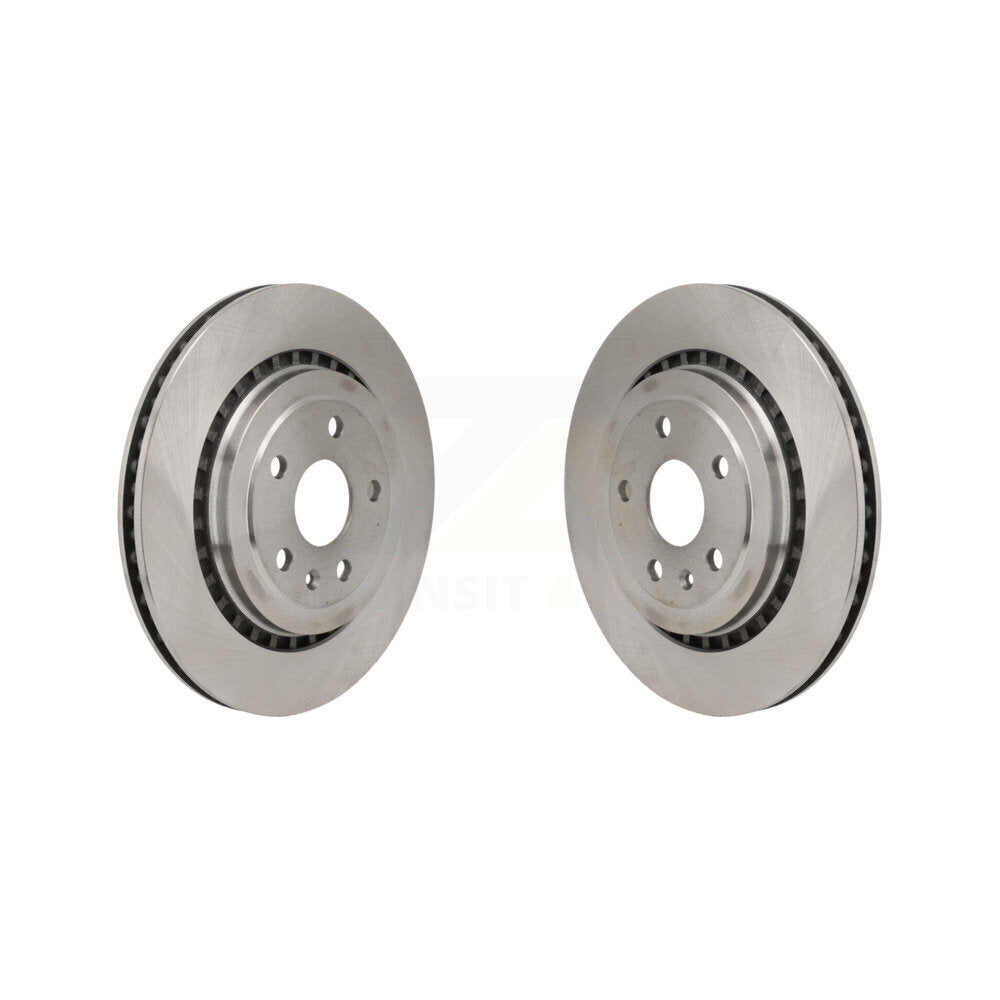 Disc Brake Rotors Rear Pair For Chevrolet Camaro Cadillac ATS