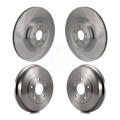 Disc Brake Rotors Drums Kit Front Rear For 2016-2018 Ford Focus RS
