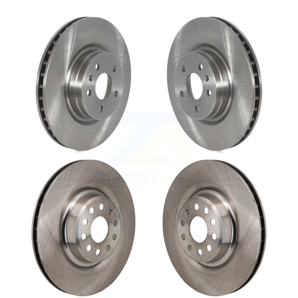 Disc Brake Rotors Front Rear Kit For Tesla S