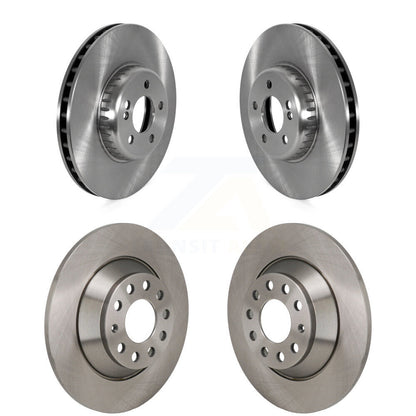 Brake Rotors Front Rear Kit For 15-21 Mercedes-Benz C300 Without Sport Package