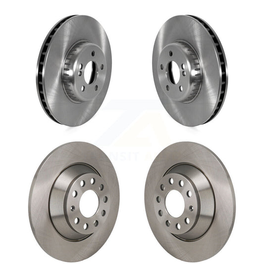 Brake Rotors Front Rear Kit For 15-21 Mercedes-Benz C300 Without Sport Package