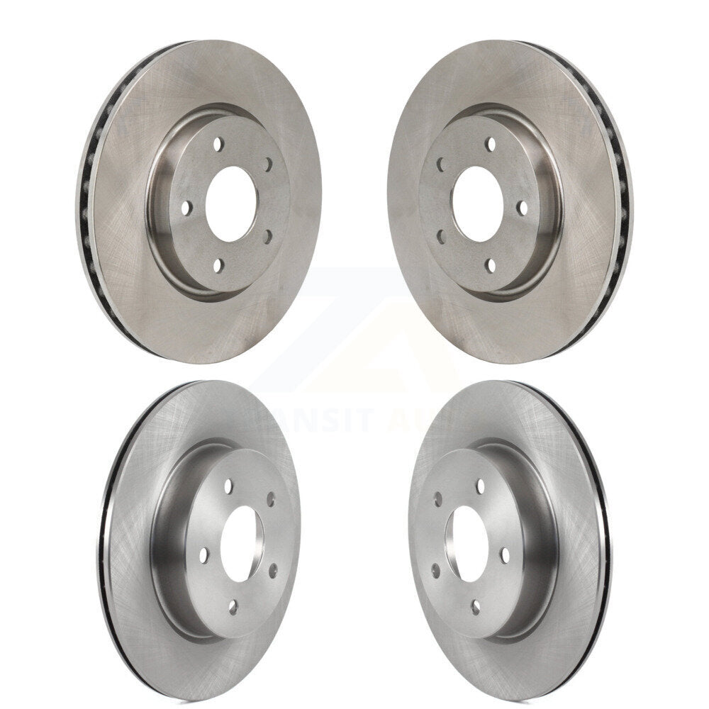 Disc Brake Rotors Front Rear Kit For Nissan Rogue