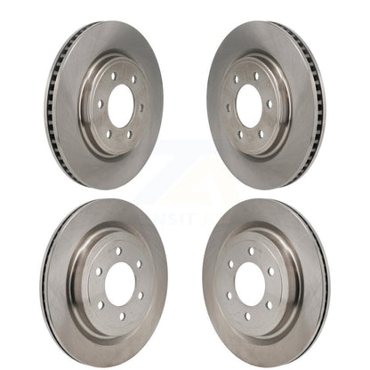 Disc Brake Rotors Front Rear Kit For Ford F-150 Lightning