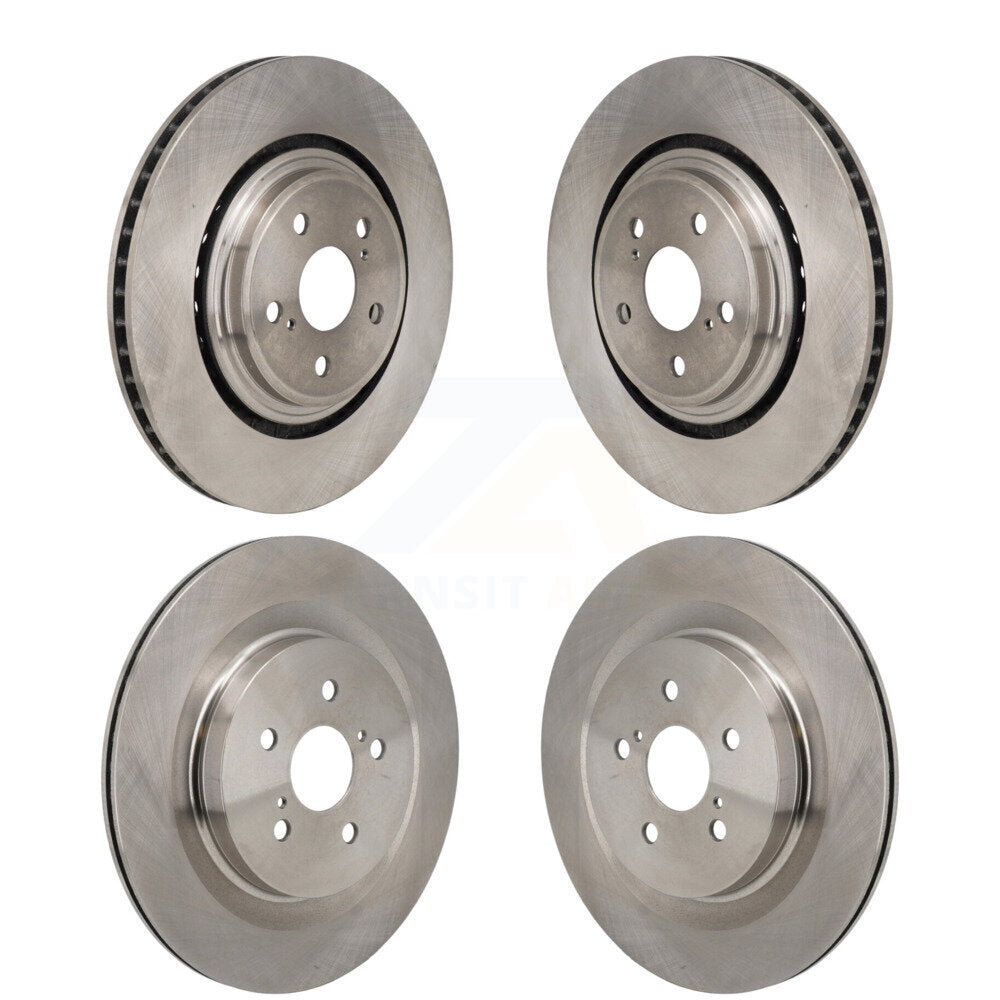 Disc Brake Rotors Front Rear Kit For Toyota Highlander Lexus RX350 RX350h